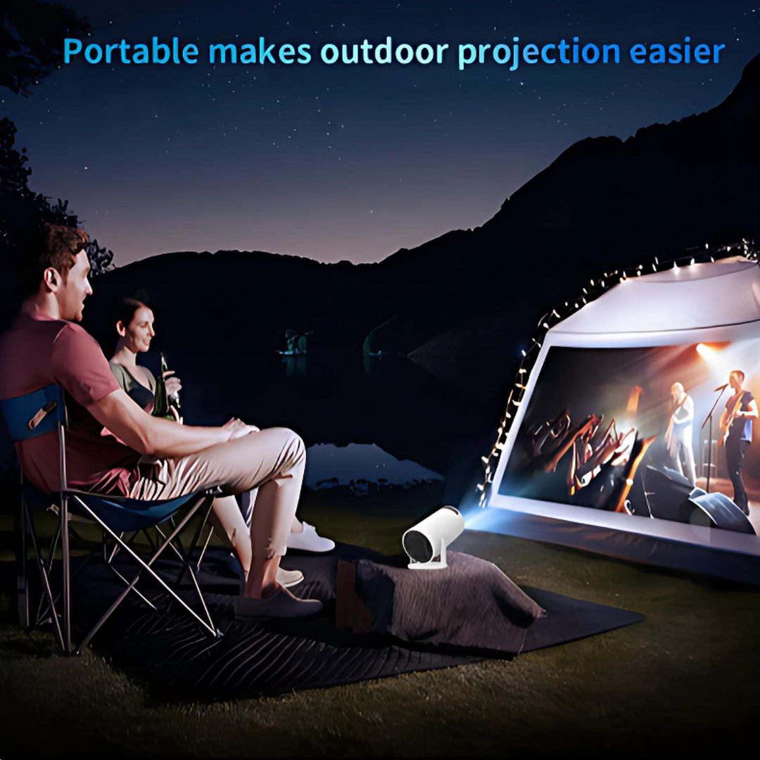 Emily - 1080P HD Portable Projector with Bluetooth